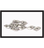 T Hammer Nuts – T-Slot Nuts for Modular Framing and Linear Motion Systems – Steel, SS Construction, Drop-In and Fixed Types, M5-M20 Threads for 2020/3030/4040 Aluminum Profiles